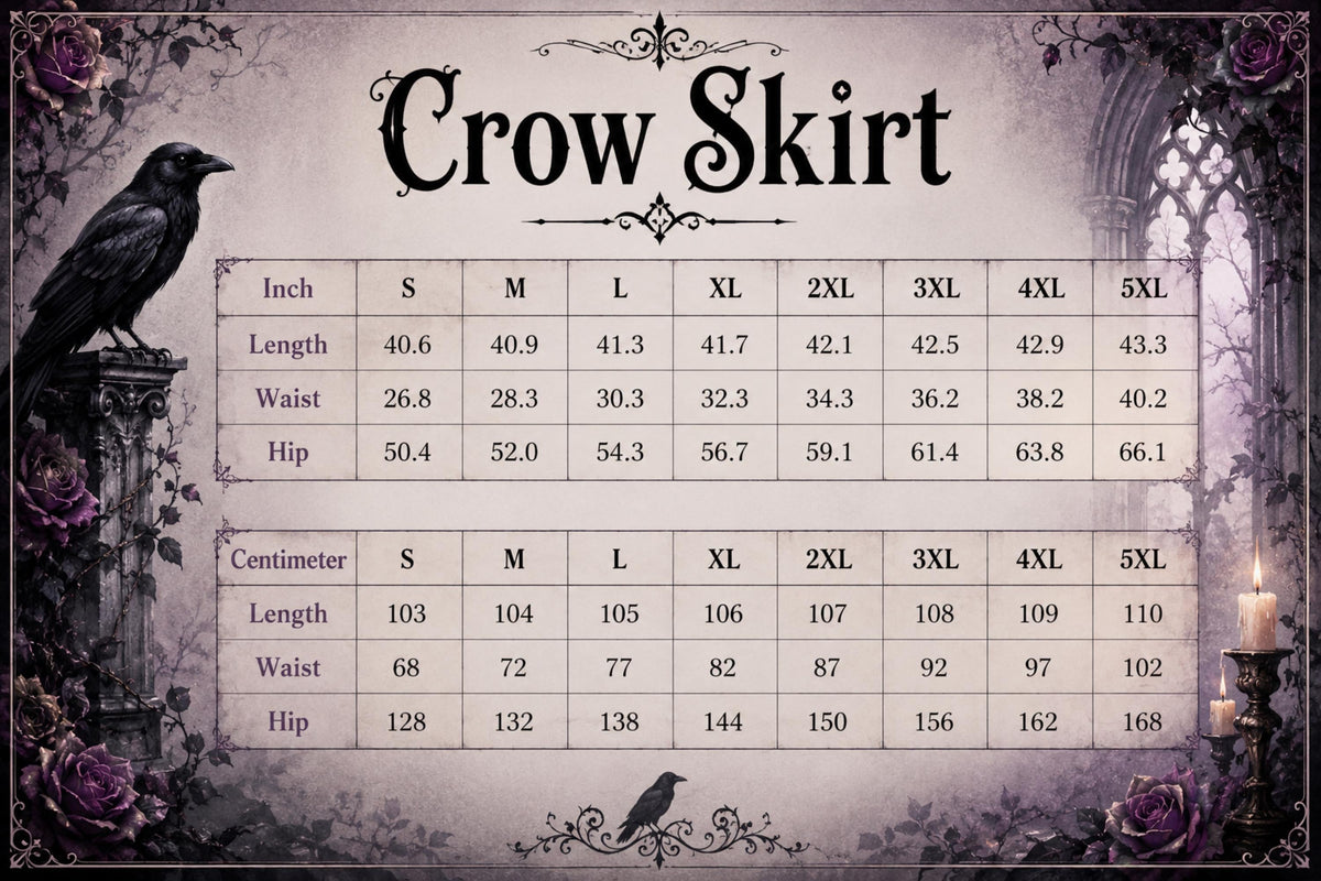 William Morris Inspired Crow Mesh Shirt Gothic Pleated Skirt Dark Academia Goth Alt Clothing Pagan Gift Idea Murder of Crows Edgar Allan Poe