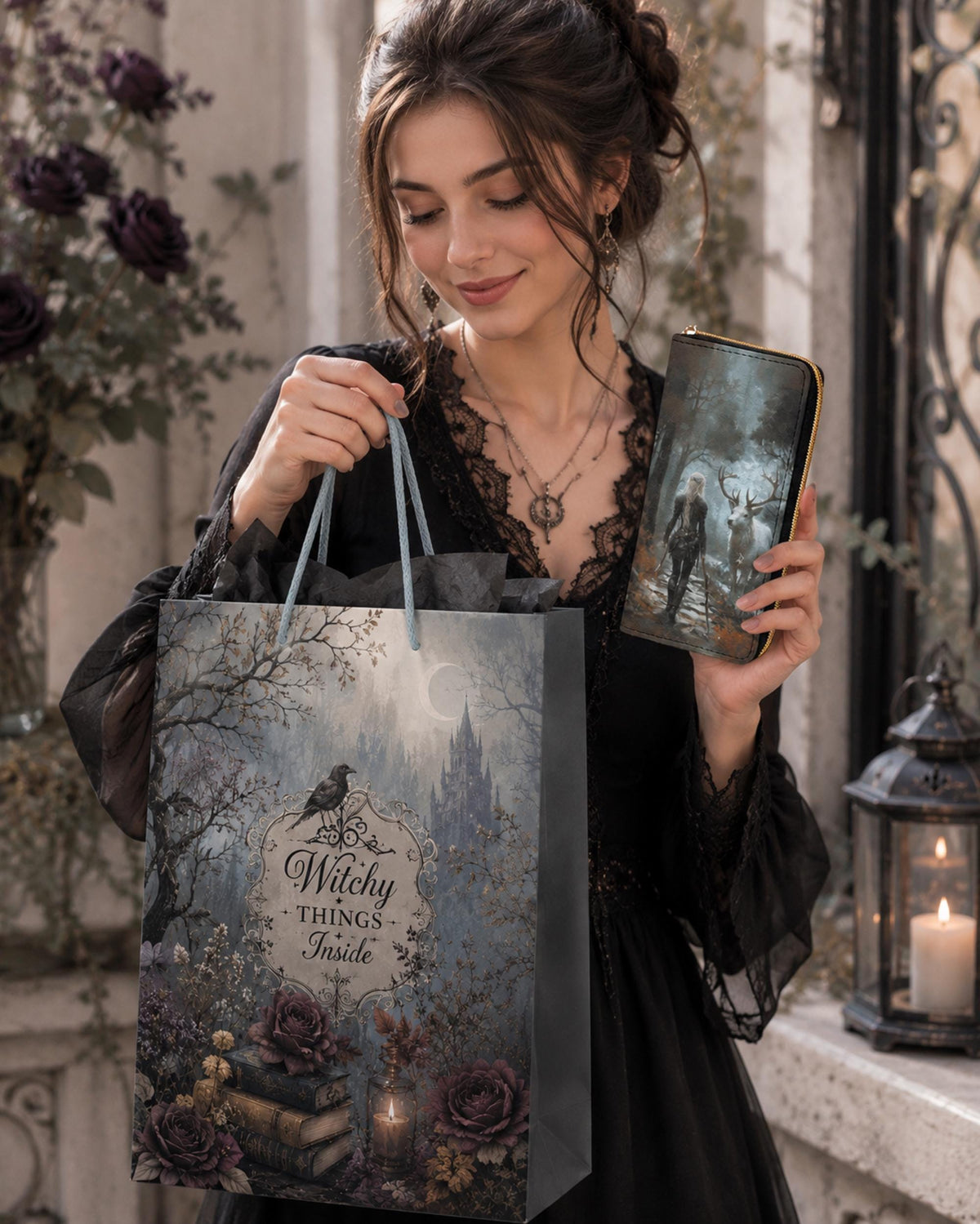 Romantasy Throne of Glass Gift for Booktok Enthusiast Sarah J Maas Manon Blackbeak Fantasy Wallet Wristlet ACOTAR Bookish Gift Fourth Wing