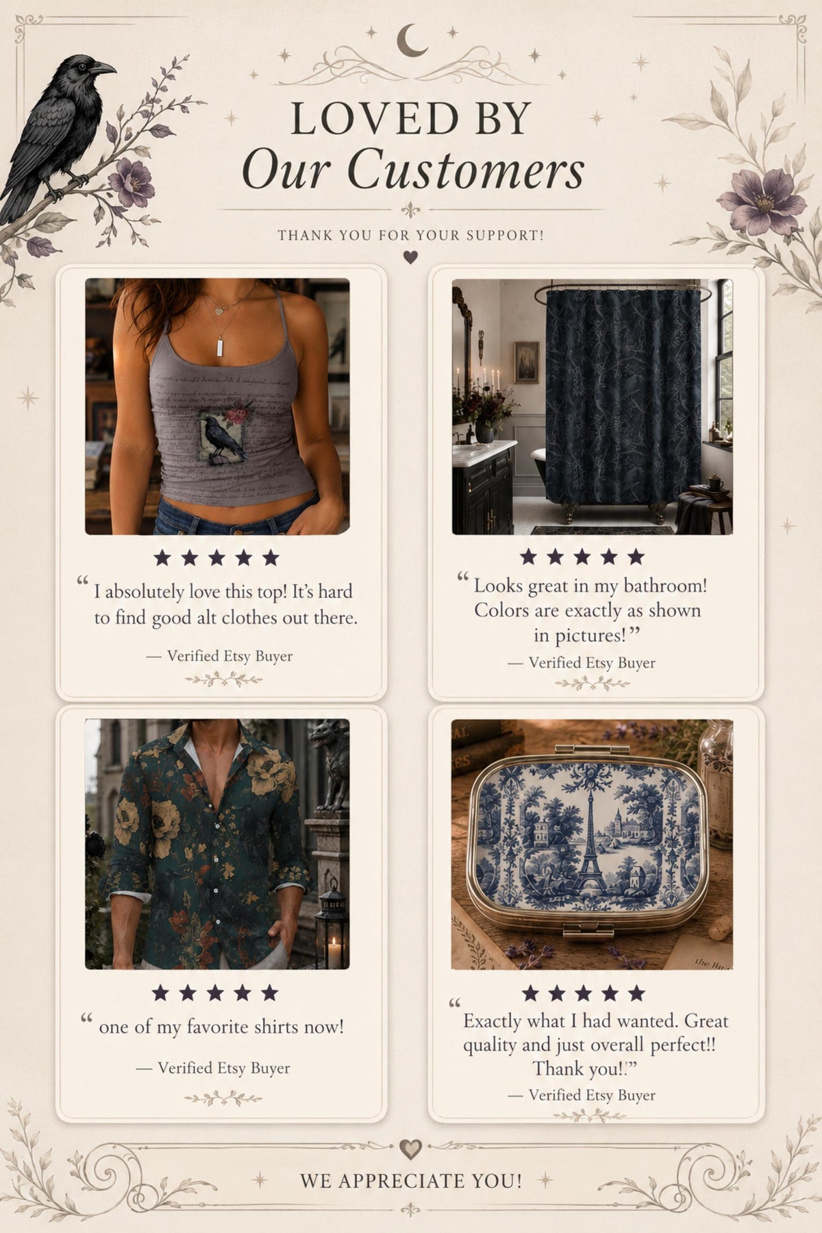 Witchy Alt Clothing William Morris Print Fall Fashion Dark Academia Mesh Shirt Edgar Allan Poe Corporate Goth Victorian Inspired Whimsigoth