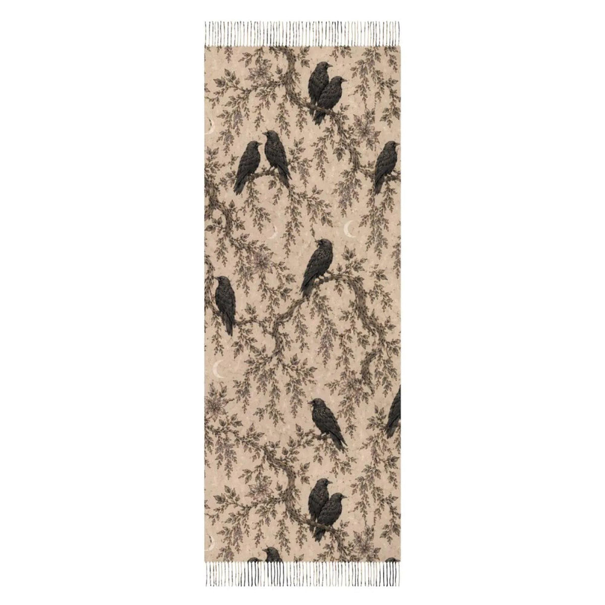 Perfect Crow Lover Gift for Fall Host Gift for Holiday Witchy Mom Gift Super Soft Scarf Wrap for Bestie CoWorker Halloween Gift for Her