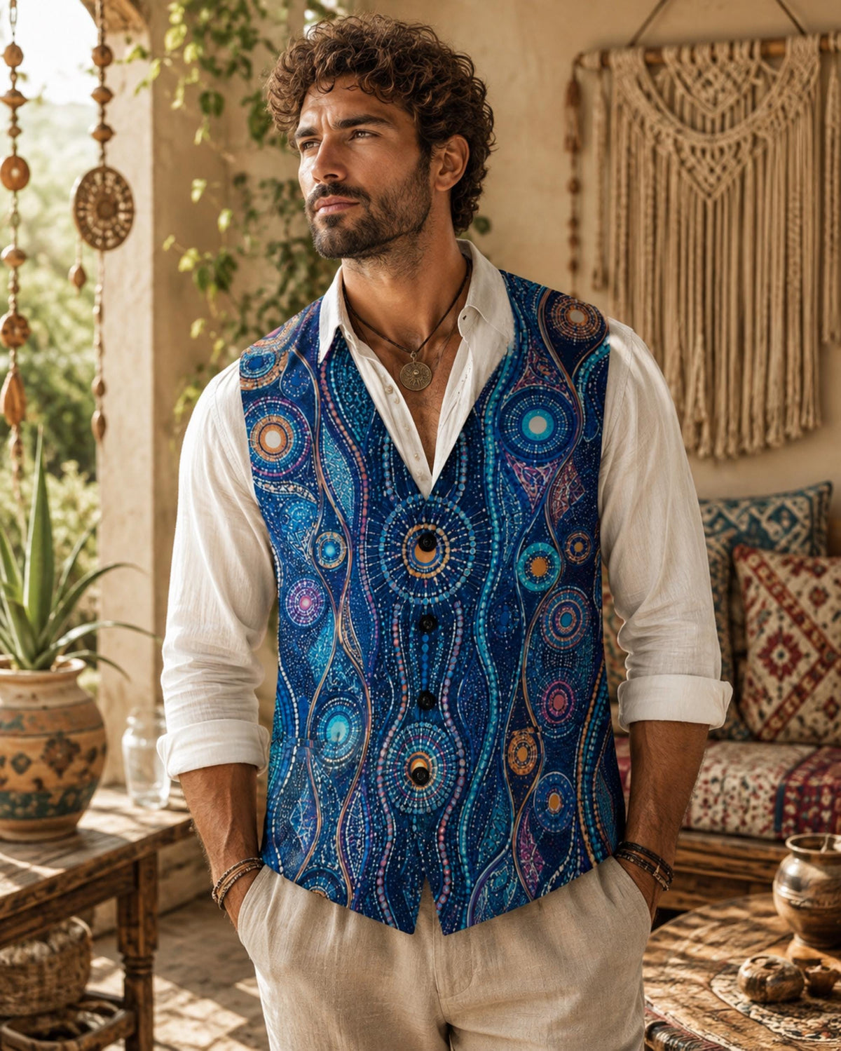 Plus Size Ren Faire Wedding Guest Father of the Bride Gift for Dad Hippy Vest Boho Formal Groomsman Victorian Vest Groomsman Cool Dads Club