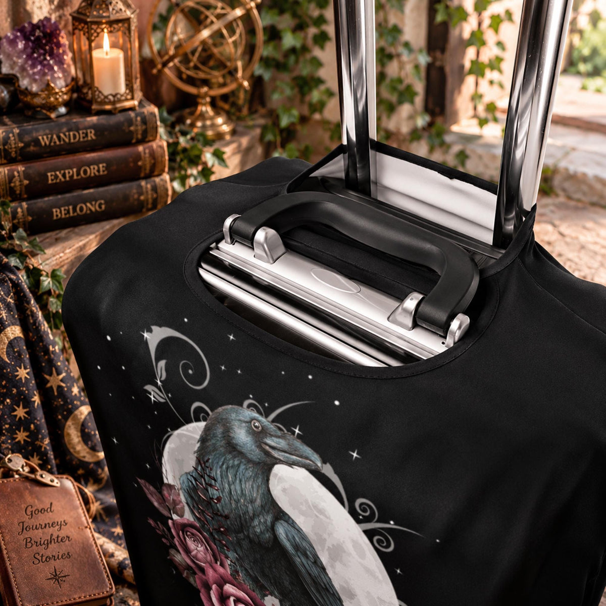 Witchy Travel Essentials Halloween Luggage Gift Idea for Mom Witchcore Tarot Travel Bag for Bestie Witchy Merch Goblincore Practical Magic