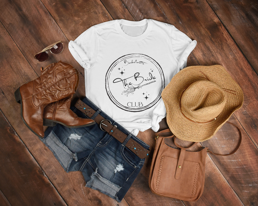 The Bride Witches Bachelorette Tee, Bridesmaid Group T-shirt - The Witchy Gypsy