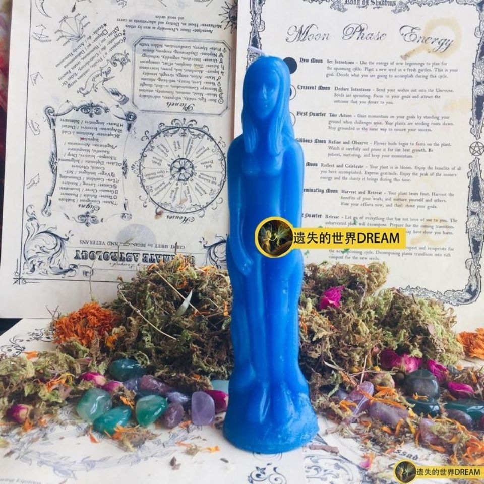 Colored Candle Ritual Female Male Figure - The Witchy Gypsy